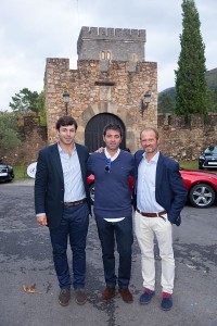 Patricio, Asier Larrucea (alcalde de Galdames) y Koldo Marcilla